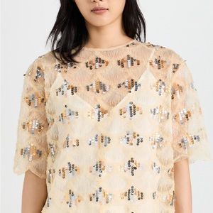 Siedres sequin top, nwt size 38/6